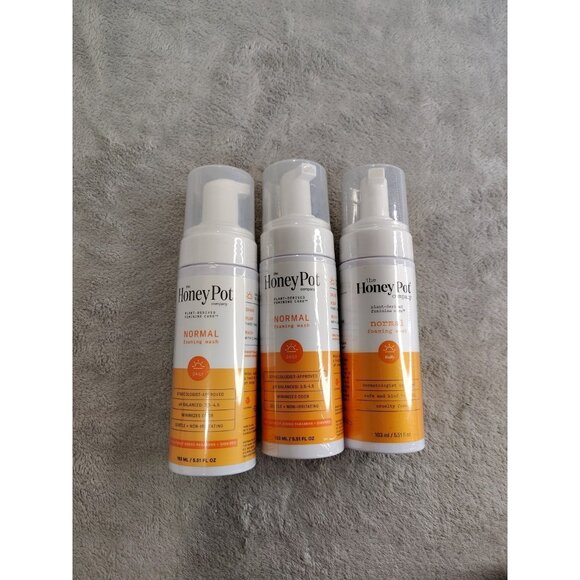 3PK The Honey Pot Company Normal Foaming Wash  5.51 FL OZ EACH SEALED NEW - Picture 1 of 4